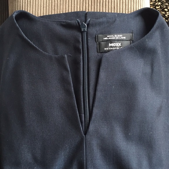 Navy Tailored Dress - Picture 3 of 8